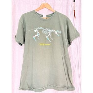 Vibram FiveFingers Barefoot Running Graphic T-Shirt Mens Large Green Gildan L